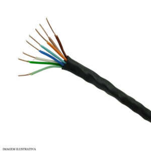 Cabo Lan CAT5e preto 100% Cobre